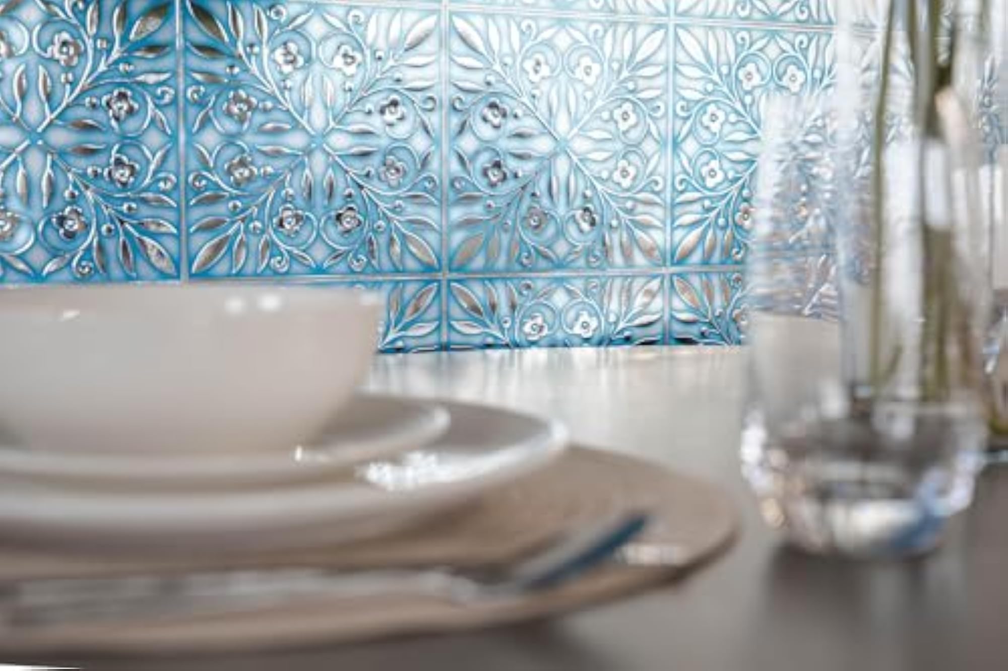 Self Adhesive Paper Wall Tiles for Kitchen Backsplash, DIY Projects